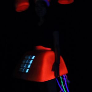 Kostüm im UV-Licht