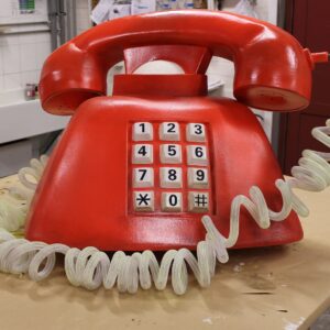 rotes Telefon Kostüm